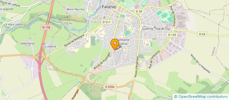 localisation de l'entreprise MADAME FLORENCE MENIDREY  FALAISE