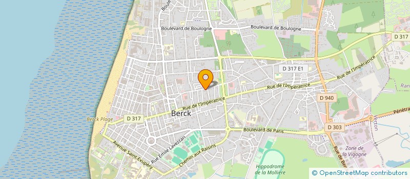 localisation de l'entreprise MADAME FLORENCE MESNARD  BERCK