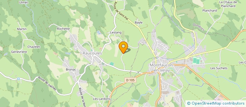 localisation de l'entreprise MADAME FLORENCE METAYER  RAUCOULES