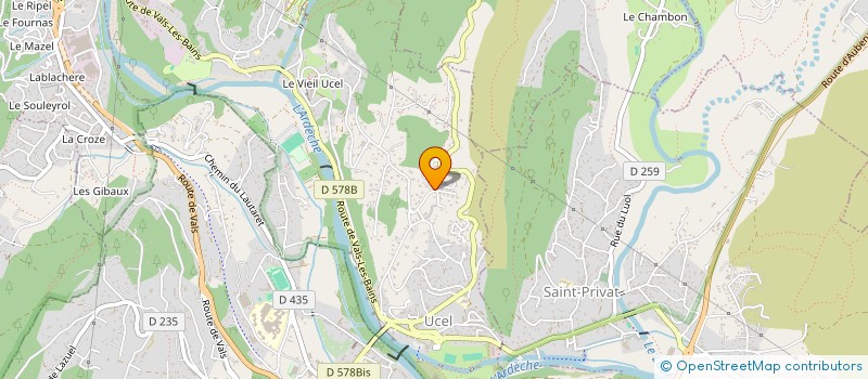 localisation de l'entreprise MADAME FLORENCE METRAL  UCEL