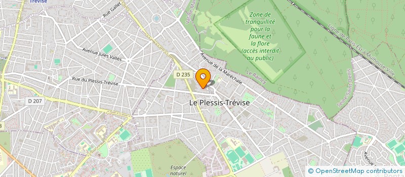 localisation de l'entreprise MADAME FLORENCE METTER à LE PLESSIS-TREVISE