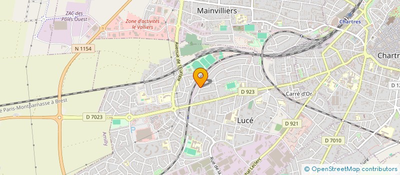 localisation de l'entreprise MADAME FLORENCE MEUDEC à LUCE