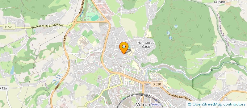 localisation de l'entreprise MADAME FLORENCE MICHEL-VILLAZ à VOIRON