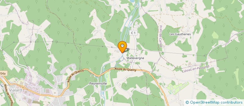 localisation de l'entreprise MADAME FLORENCE MICHENAUD RAGUE  SAINT-VINCENT-LE-PALUEL