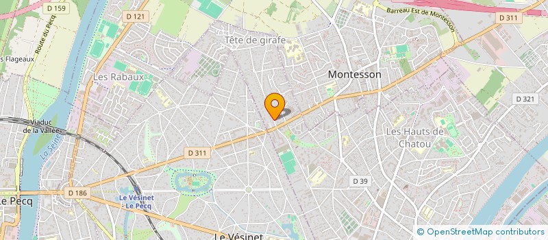 localisation de l'entreprise MADAME FLORENCE MICHERON  CHATOU