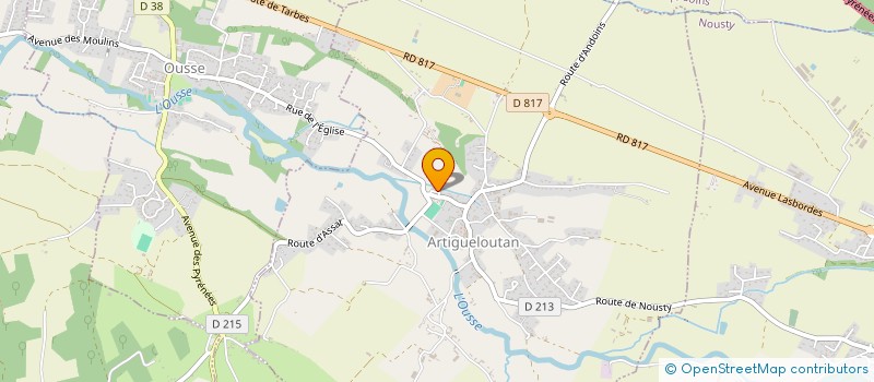 localisation de l'entreprise MADAME FLORENCE MICHON  MORLAAS