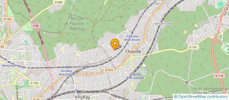 localisation de l'entreprise MADAME FLORENCE MIGRAINE à CHAVILLE