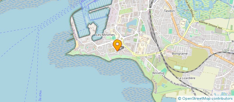 localisation de l'entreprise MADAME FLORENCE MILLE  LA ROCHELLE