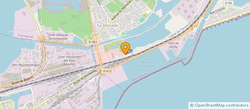 localisation de l'entreprise MADAME FLORENCE MOITIE à FRONTIGNAN