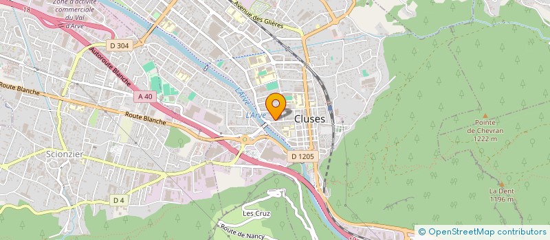 localisation de l'entreprise MADAME FLORENCE MOLINA  CLUSES