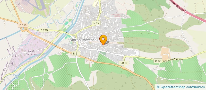 localisation de l'entreprise MADAME FLORENCE MOLINARI à LANCON-PROVENCE
