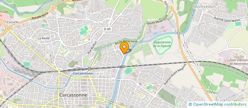 localisation de l'entreprise MADAME FLORENCE MOLY  CARCASSONNE