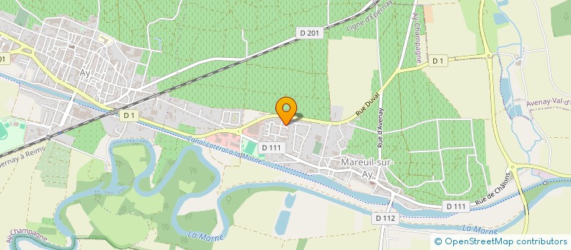 localisation de l'entreprise MADAME FLORENCE MONCUIT  AVENAY VAL D'OR