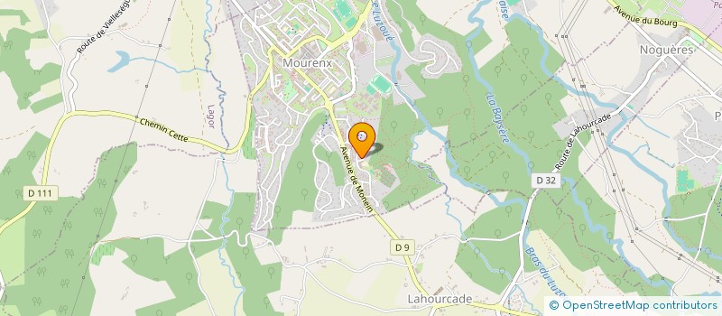 localisation de l'entreprise MADAME FLORENCE MONFORT  MOURENX