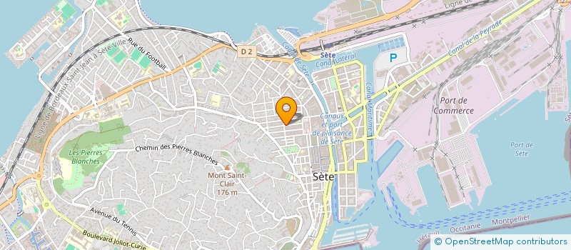 localisation de l'entreprise MADAME FLORENCE MONTAGNON  SETE