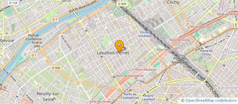 localisation de l'entreprise MADAME FLORENCE MONTEKIO à LEVALLOIS-PERRET