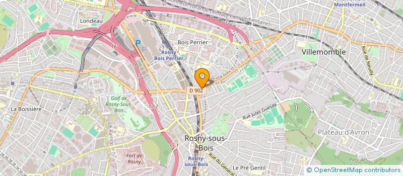 localisation de l'entreprise MADAME FLORENCE MONTESINOS  ROSNY-SOUS-BOIS