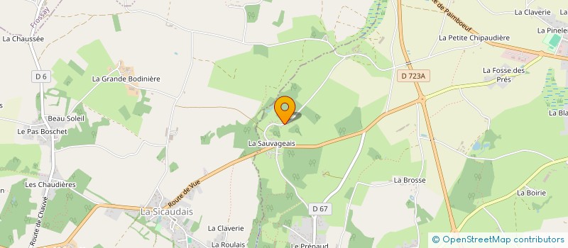 localisation de l'entreprise MADAME FLORENCE MORAND  VUE