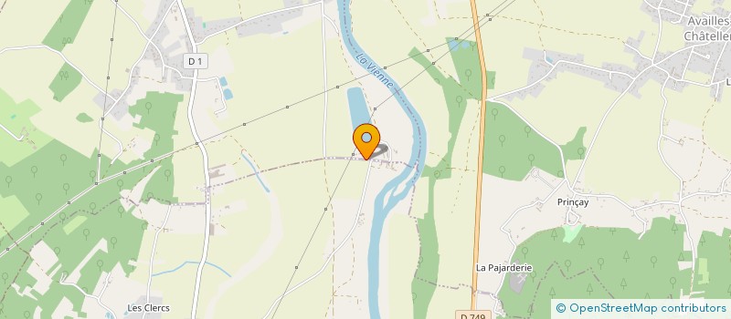 localisation de l'entreprise MADAME FLORENCE MOREAU  CENON-SUR-VIENNE