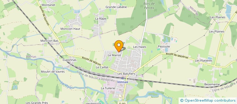 localisation de l'entreprise MADAME FLORENCE MOREL  VONNAS