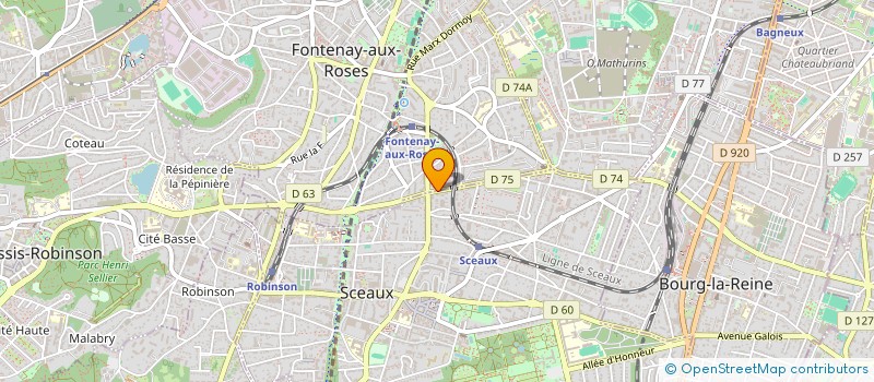 localisation de l'entreprise MADAME FLORENCE MORELLE à SCEAUX