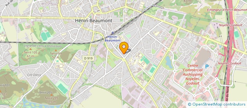 localisation de l'entreprise MADAME FLORENCE MORGANE PETIT à HENIN BEAUMONT