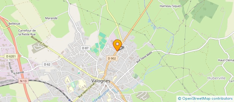 localisation de l'entreprise MADAME FLORENCE MORIN  VALOGNES