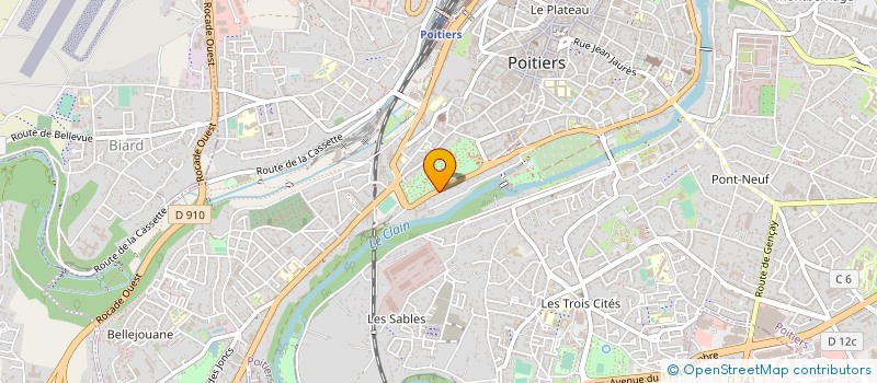localisation de l'entreprise MADAME FLORENCE MORISOT  POITIERS