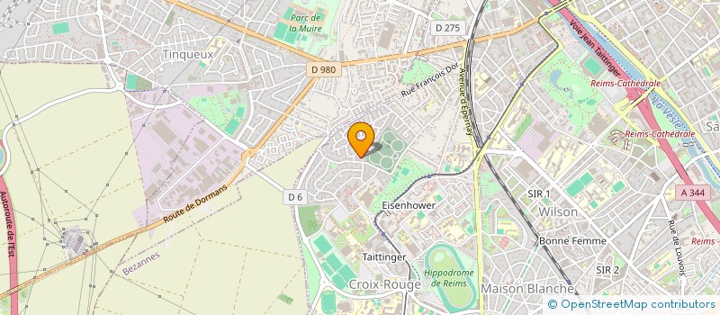 localisation de l'entreprise MADAME FLORENCE MORLOT  REIMS