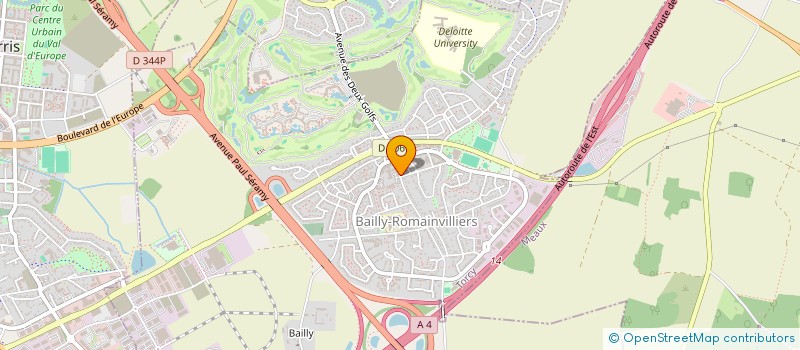 localisation de l'entreprise MADAME FLORENCE MOSCATO  BAILLY-ROMAINVILLIERS