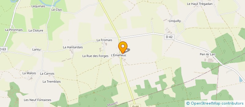 localisation de l'entreprise MADAME FLORENCE MOTAIS  MAXENT