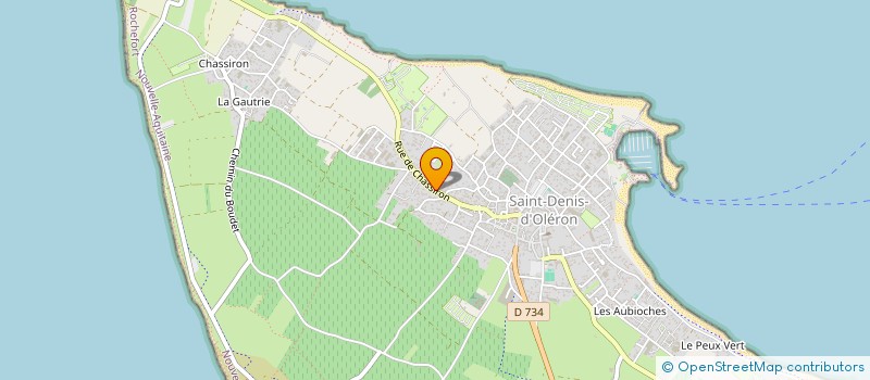 localisation de l'entreprise MADAME FLORENCE MOUCLIER  SAINT-DENIS-D'OLERON