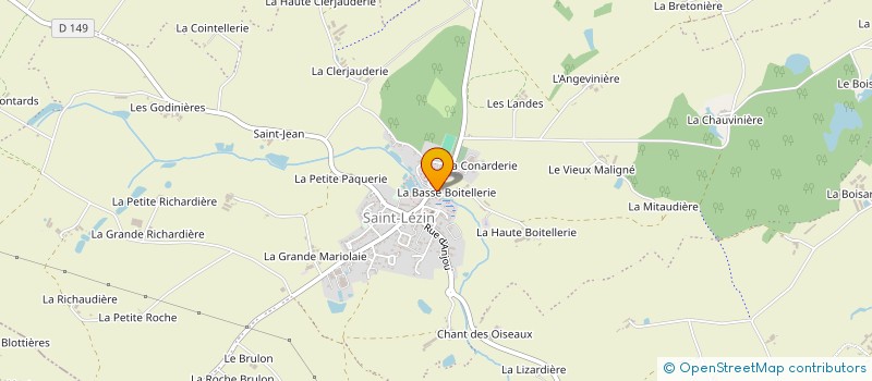 localisation de l'entreprise MADAME FLORENCE MOURAUD  CHEMILLE-EN-ANJOU