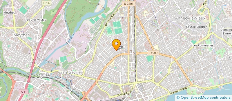 localisation de l'entreprise MADAME FLORENCE MOUTON à ANNECY