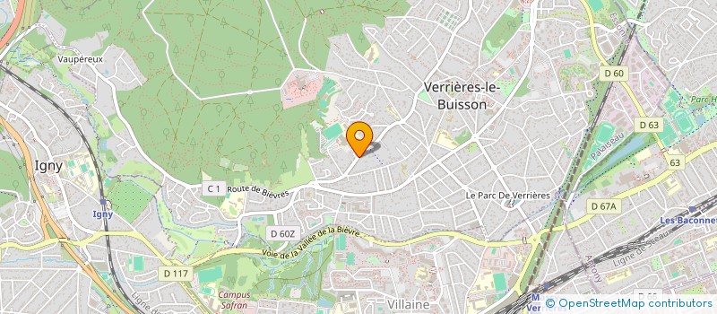 localisation de l'entreprise MADAME FLORENCE MOUTON  VERRIERES-LE-BUISSON