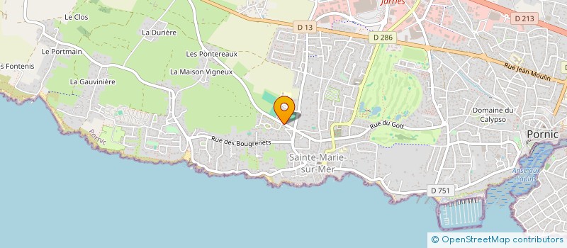 localisation de l'entreprise MADAME FLORENCE MOUTRILLE  PORNIC