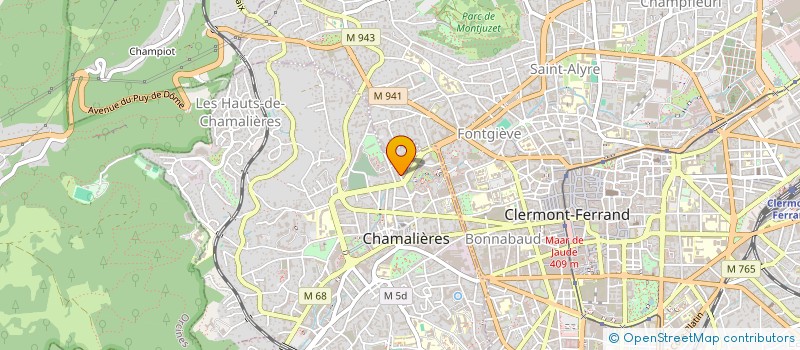 localisation de l'entreprise MADAME FLORENCE MOYON à CHAMALIERES