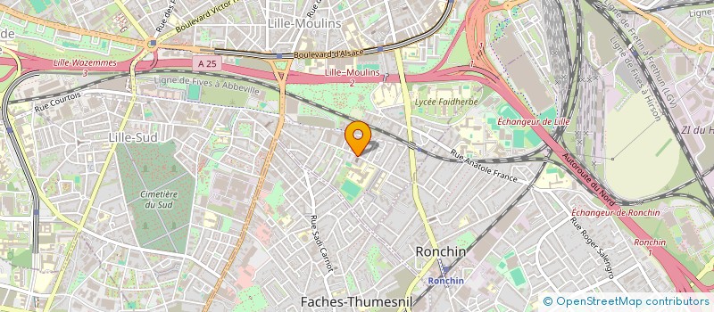 localisation de l'entreprise MADAME FLORENCE MULIER à LILLE