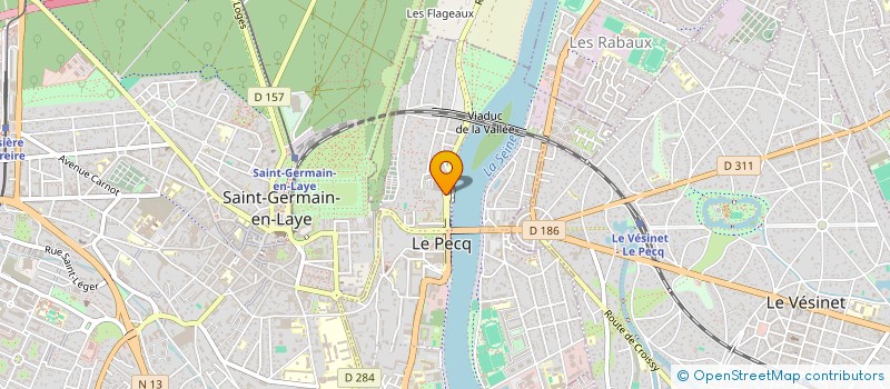 localisation de l'entreprise MADAME FLORENCE MULOT  LE PECQ