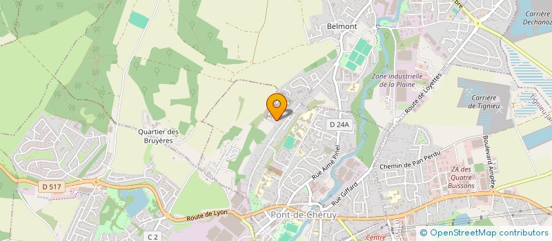 localisation de l'entreprise MADAME FLORENCE MULOT  PONT-DE-CHERUY