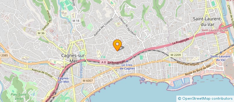 localisation de l'entreprise MADAME FLORENCE MULTRIER à CAGNES-SUR-MER