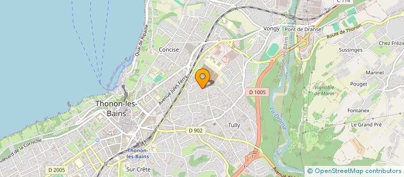 localisation de l'entreprise MADAME FLORENCE NAMBRIDE à THONON-LES-BAINS