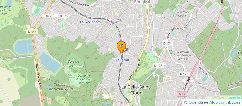 localisation de l'entreprise MADAME FLORENCE NAPOLY  BOUGIVAL