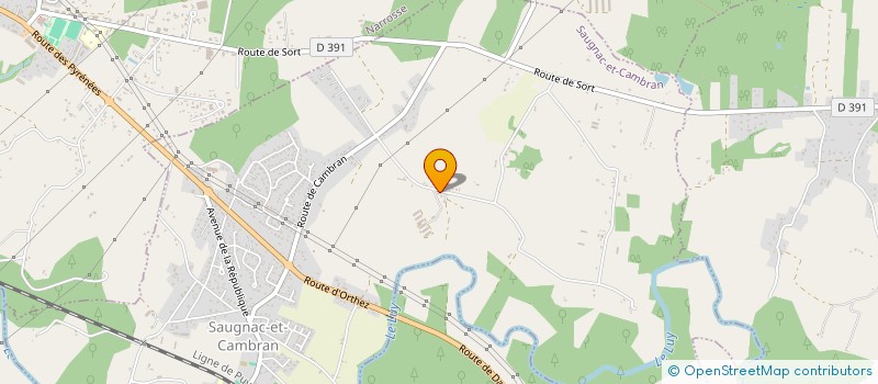 localisation de l'entreprise MADAME FLORENCE NASSIET  SAUGNAC-ET-CAMBRAN