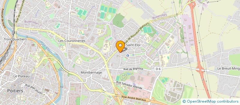 localisation de l'entreprise MADAME FLORENCE NAULE  POITIERS