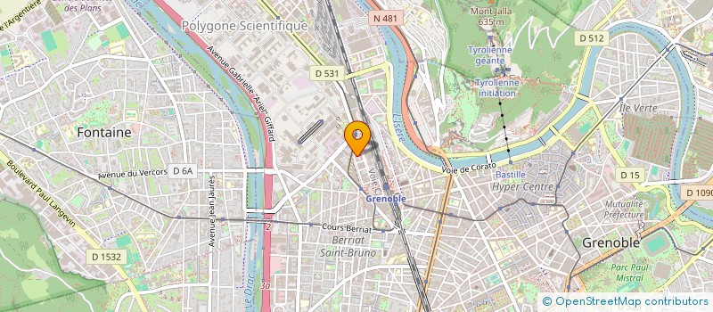 localisation de l'entreprise MADAME FLORENCE NERI  GRENOBLE