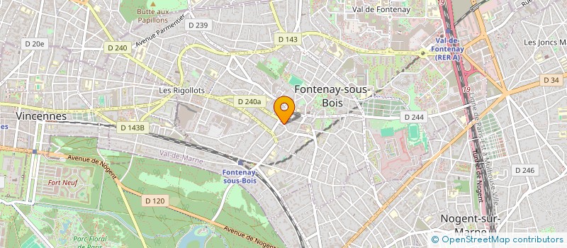 localisation de l'entreprise MADAME FLORENCE NICOLAS à FONTENAY-SOUS-BOIS