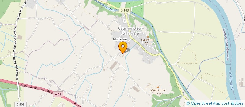 localisation de l'entreprise MADAME FLORENCE NOCETTE à CAUMONT-SUR-GARONNE