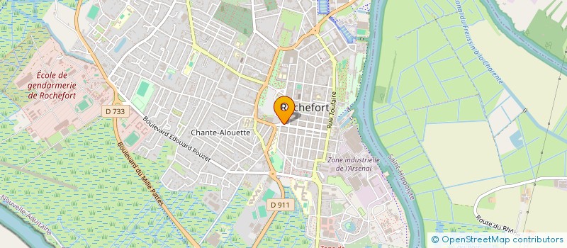 localisation de l'entreprise MADAME FLORENCE NOLY  ROCHEFORT