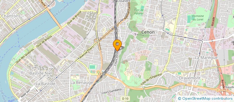 localisation de l'entreprise MADAME FLORENCE NOMAYOS à CENON